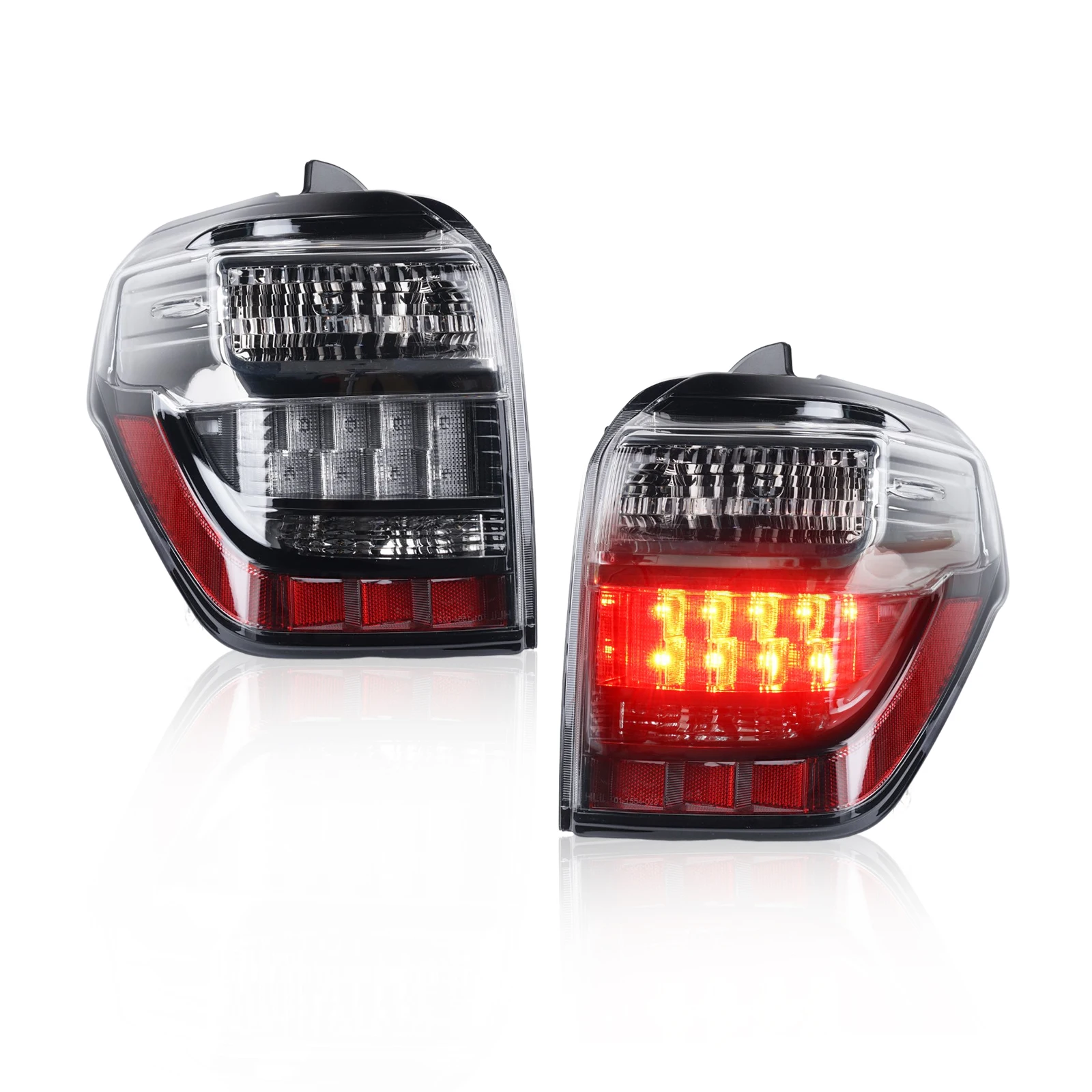 

Archaic Tail Light Assembly Fits For 2015-2020 Toyota 4Runner OE Style Clear Lens Rear Lamp Assembly Plug and Play