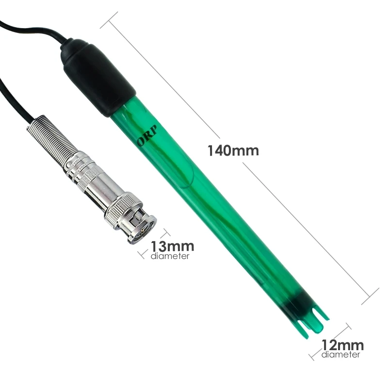 PH ORP Redox Electrode Probe 12mm BNC 50 Ohm Connector Replacement Sensor For Aquarium Tank Pool Pond Water Test