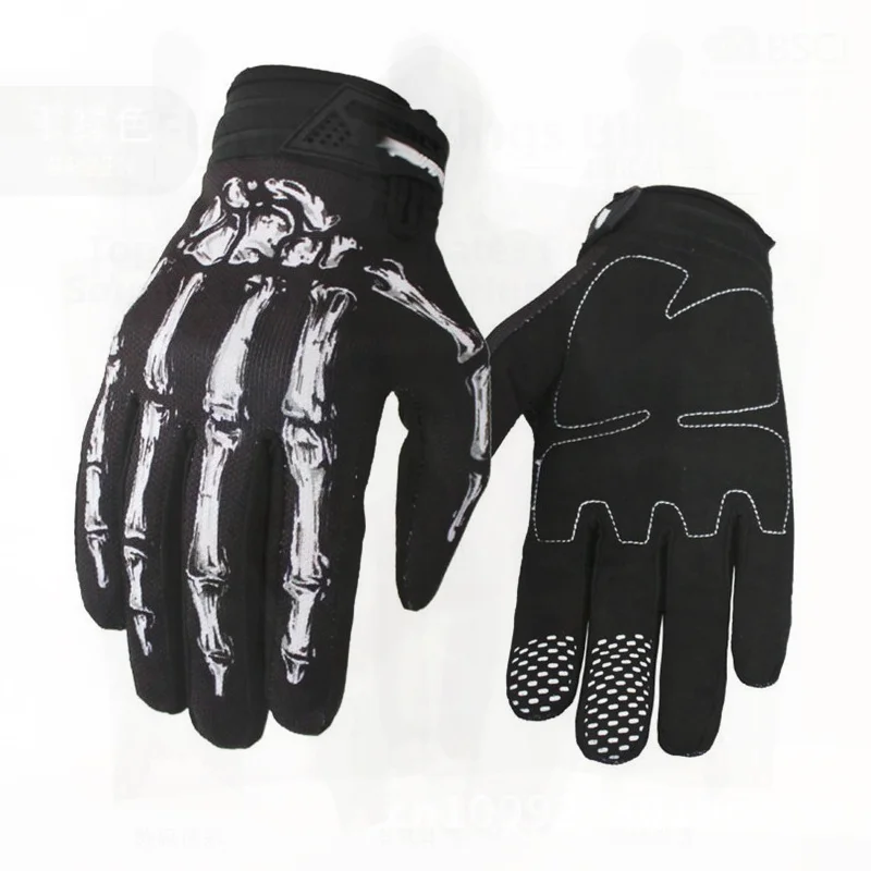 

Unisex Motorcycle Bicycle Riding Gloves Outdoor Long Finger Windproof Cold-Proof Ghost Claw Full Finger Gloves for Autumn Winter