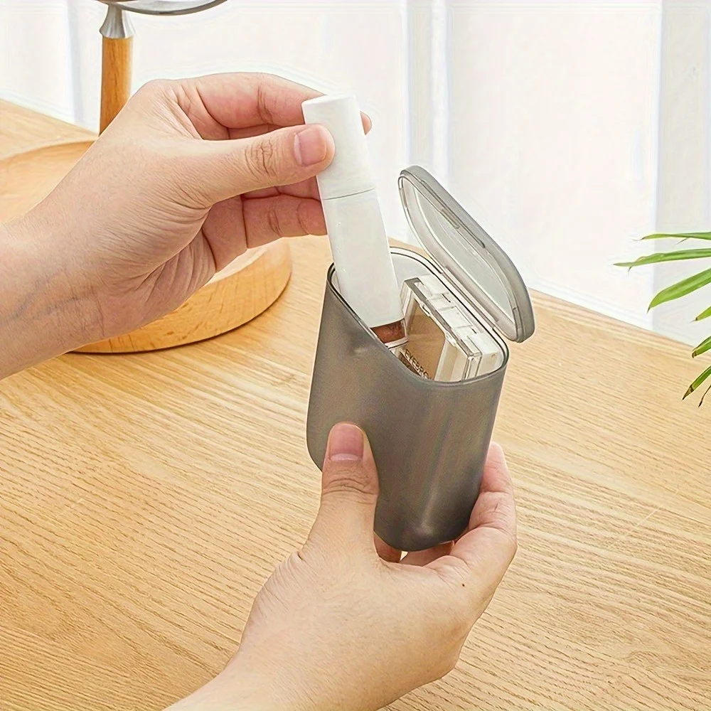 Une boîte de rangement captivante, idéale pour divers petits objets. Support de bureau et chargeur, accessoires de voyage pour écouteurs