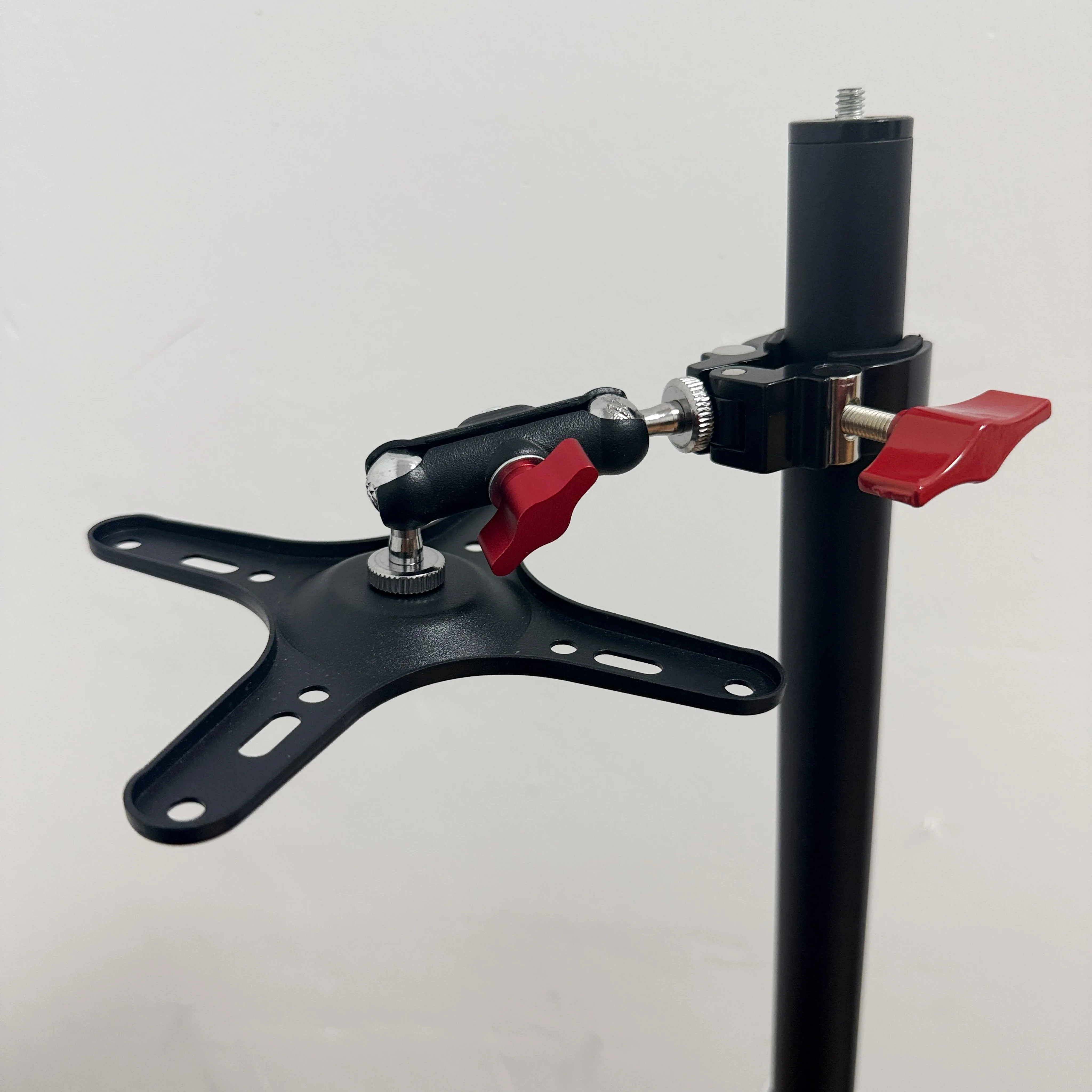 Desktop and Tube Stand Degree Fixed Desk Holder for Computer Screen Adjustable Portable Metal Monitor Bracket
