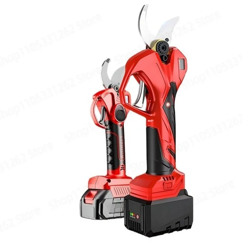 Rechargeable Lithium Electric Pruning Shears Garden Fruit Tree Branch Cutting Scissors