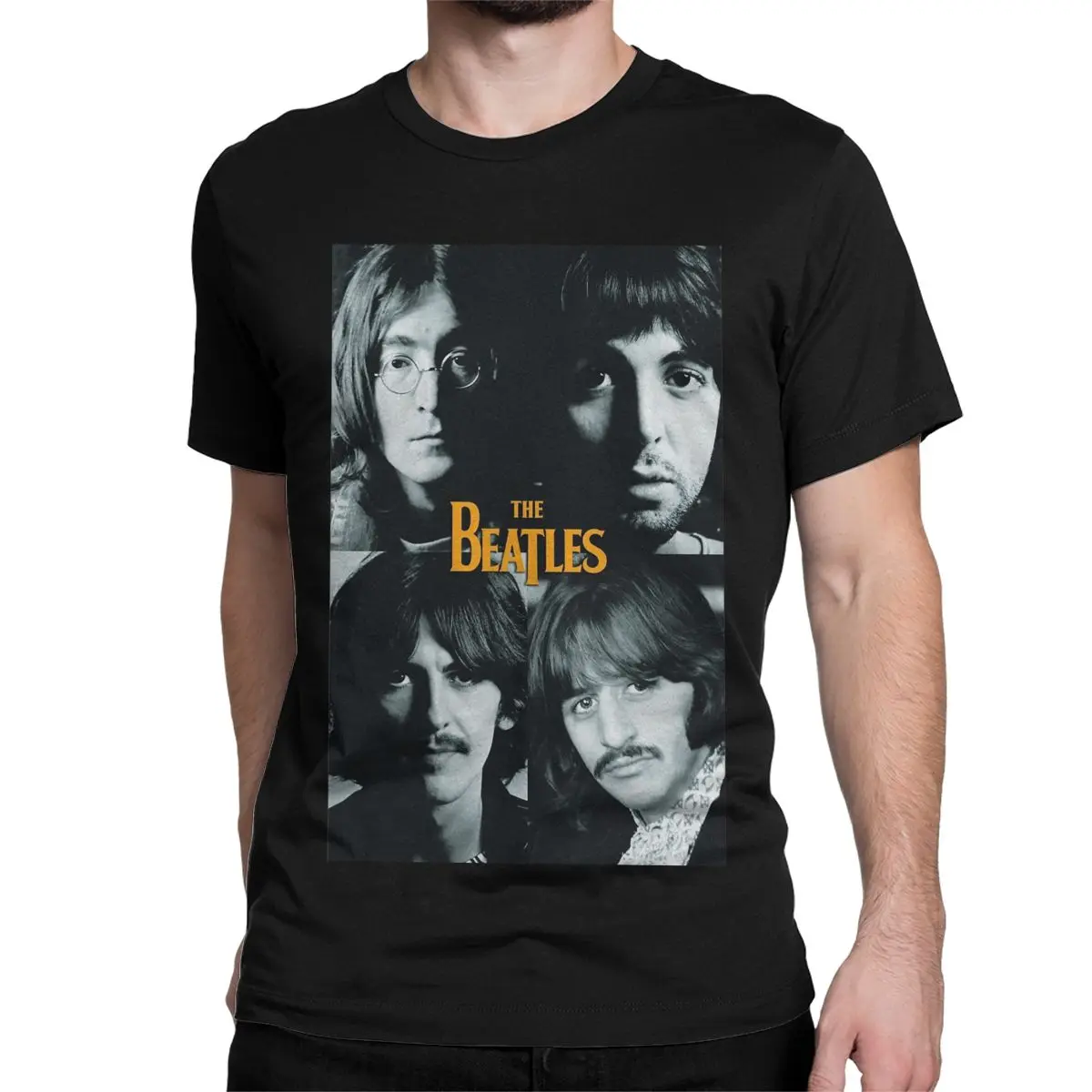 The Best Legend Musical T-Shirt for Men Women The Beatless Rock Funny Pure Cotton Tees Short Sleeve T Shirts Printing Clothes