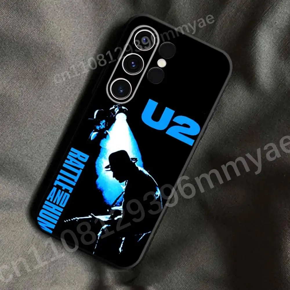 BAND U-U2 Soft TPU Cover For Samsung S26,S25,S24,Ultra,S20,S30,Plus,S22,S23,Ultra,Plus,5G Phone Case 4