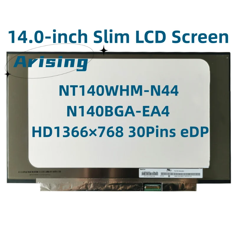 14.0 "Laptop ekran LCD NT140WHM-N44 N140BGA-EA4 B140XTN07.2 NT140WHM-N34 B140XTN07.0 dla Lenovo ideapad CB-14IGL05 1366x768