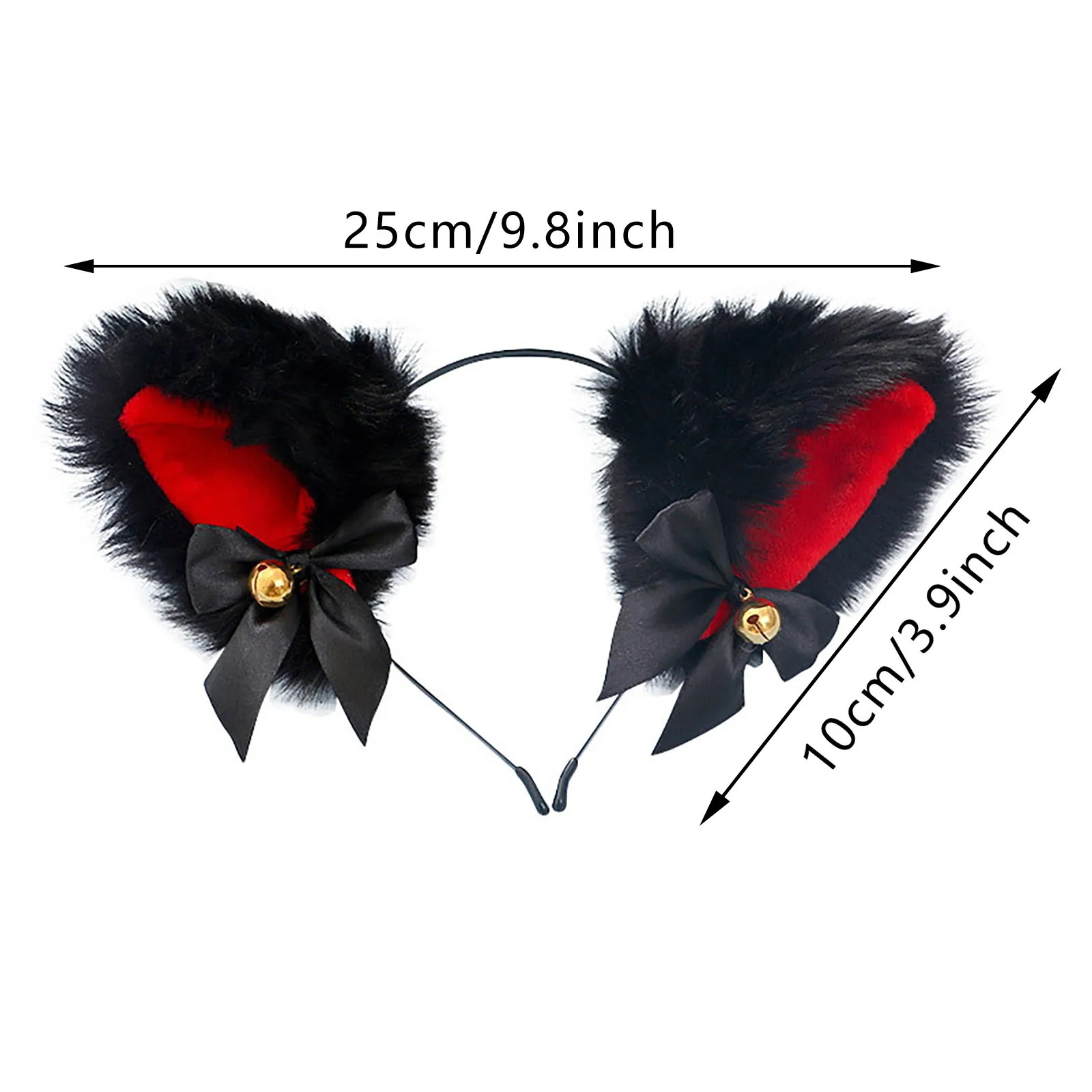 Anime Cat Fox Fur Ear Hair Hoops Cute Hairband Night Party Club Cosplay Hair Clip Girls Ear Hair Band Lolita Hair Accessories