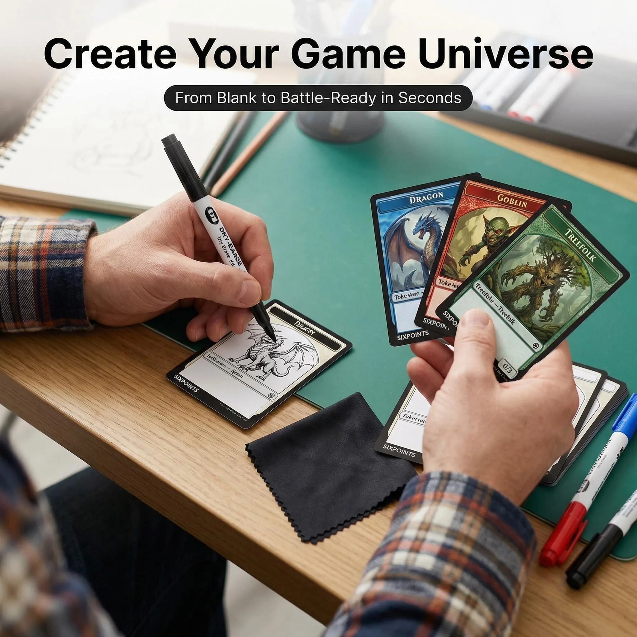 50 tarjetas reutilizables de b - Board Game For 5 Players reseña y precio