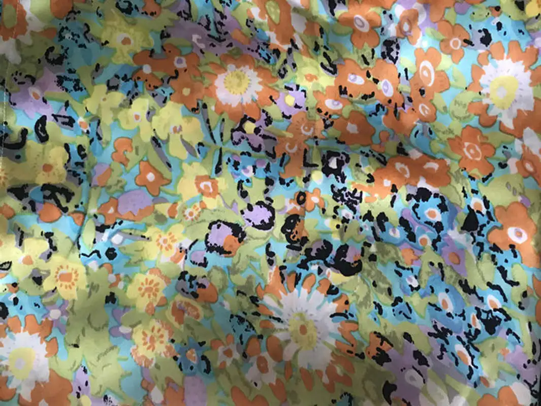 100% Mulberry Silk Fabric Spring Style Satin For Dress Curtains Clothing Bedding Scarf Pure #LS049