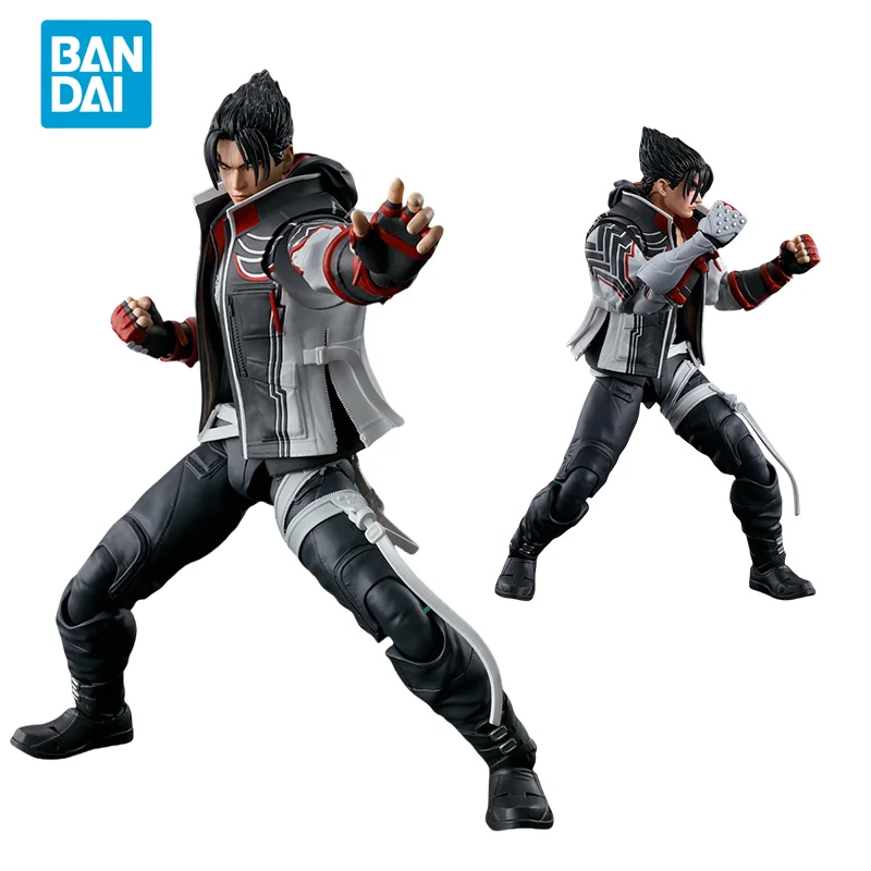 

Spot Direct Delivery Bandai Original Anime Tekken 8 Collectible Model SHF JIN KAZAMA Action Figure Toys for Children Gift