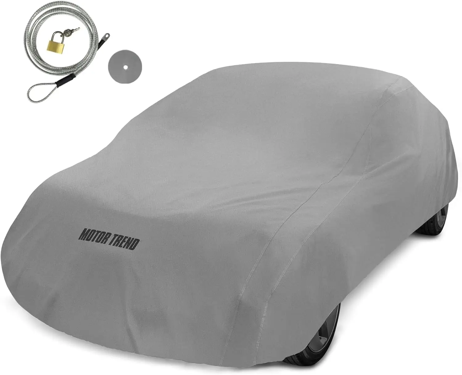 

Breathable Lightweight Car Cover, Water-Resistant Scratch-Resistant Universal Fit for Cars SUVs Trucks All-Weather