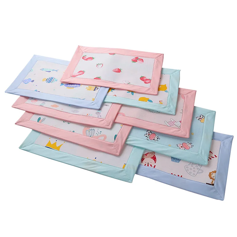 Summer Newborn Baby Cloud Pillow Gauze Sweat Absorbing Breathable Cool Pillow Flat Pillow Washable