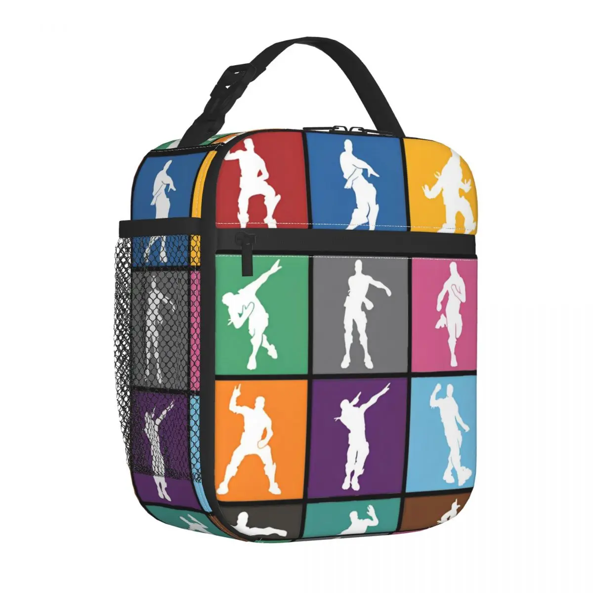 

Fortnited Battle Royale Victory Dance Lattice Insulated Lunch Bags Leakproof Meal Container Thermal Bag Lunch Box Tote Girl Boy