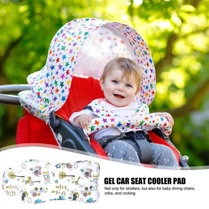 Stroller Cooling Pad Baby Pushchair Car Cart Chair Mat Child Trolley Mattress Diaper Pad Ice Seat Liners Cooler Mat Kids Gel Pad