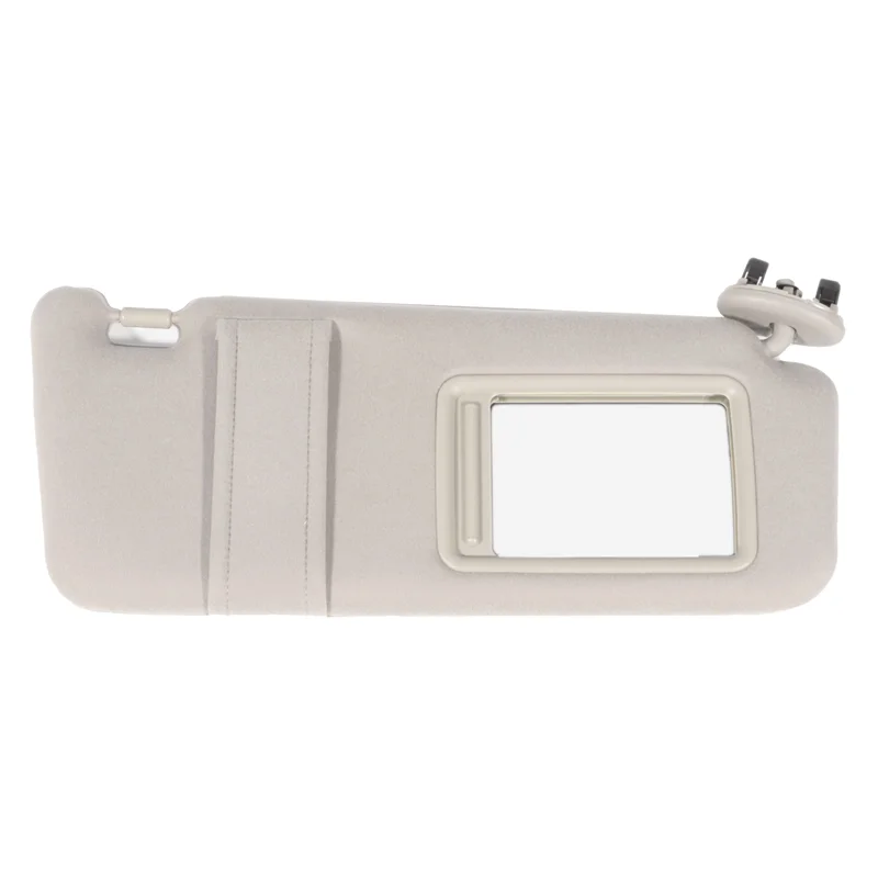 Right Beige Car Sun Visor Shade for Toyota Camry 2007-2011 Without Sunroof and Lights