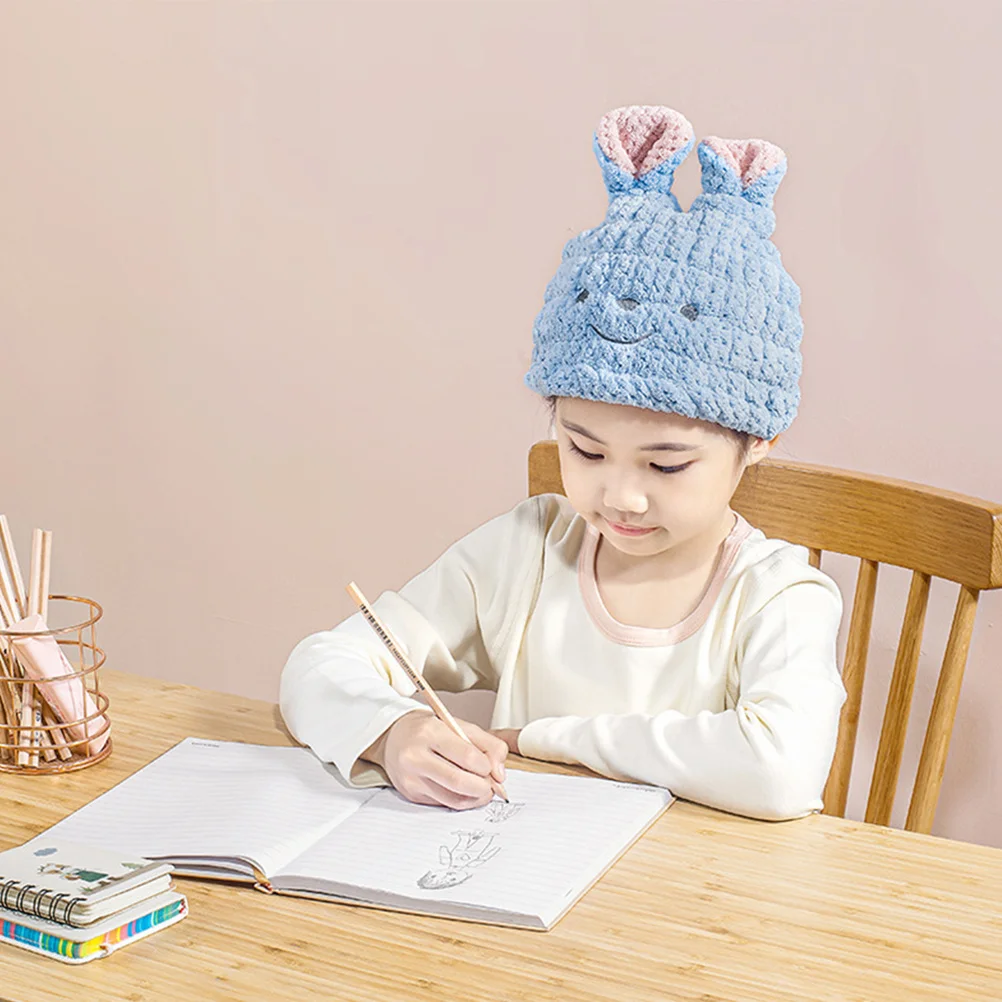 قبعة استحمام ماصة للأطفال، منشفة تجفيف الشعر، مستلزمات استحمام للرضع، محمولة خفيفة الوزن، مادة لطيفة، قبعة استحمام للأطفال #3