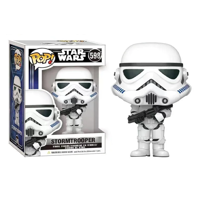 فوكو بوب حرب النجوم 597 #   598 #   مجموعة ديكور من الفينيل على شكل شخصية محاصر، ألعاب رائعة وجميلة هدية للأطفال