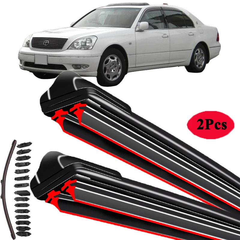 

For TOYOTA CELSIOR 1994-2006 Car Windshield Wiper Blade Front Windscreen Brushes Washer Accessories Window Cleaning Replacement