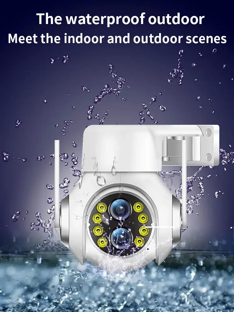 Xiaomi 2025 15X Zoom PTZ Camara Two-way Audio 5MP Security Surveillance Linkage Tracking Dual-Lens Wifi Home Outdoor Camera