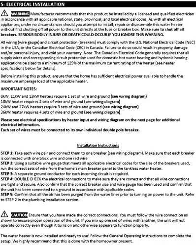 240V Heating Chamber RTEX-13 Residential Tankless Water Heater, GRAY