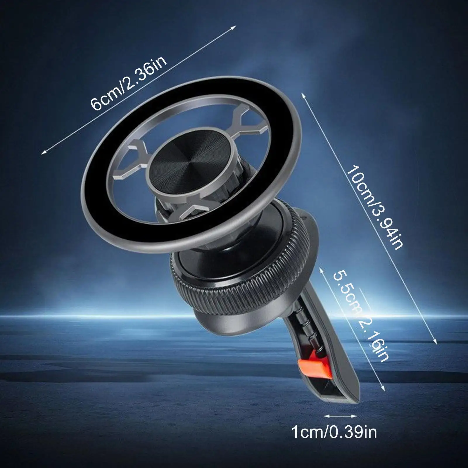 Magnetic Vacuum Car Phone Vent Mount, Multifunctional Auto Dash Holder, Traveling Sedan Desktop Gym Home Cradle