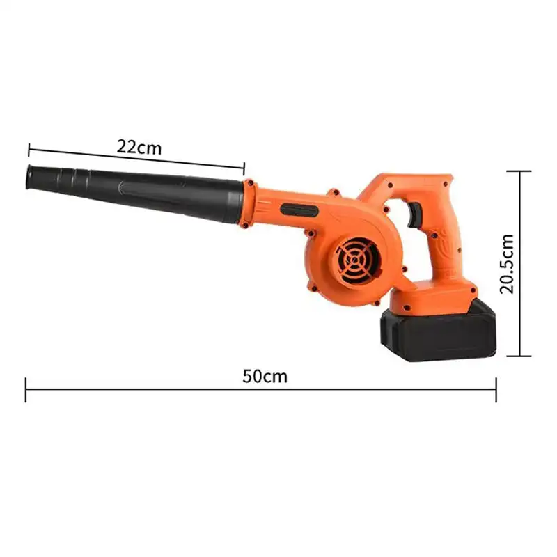 Household Wireless Powerful Rechargeable Dust Blower Electric Air Blower Outdoor BBQ Air Blower Handheld Power BBQ Picnic Tools