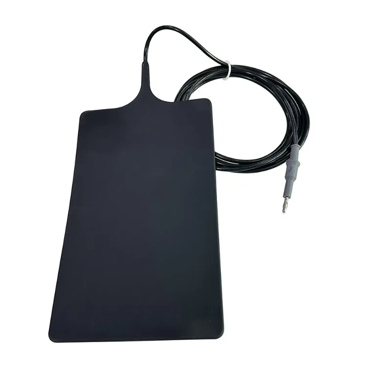 Reusable Silicone Negative Electrode Plate 4.0mm/6.3 Universal E Wire, High Frequency Electric Knife Negativeplate Lead Wire