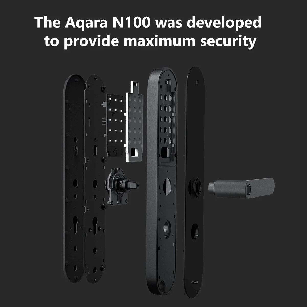 Aqara Smart Lock N100 Kunci Pintu Sidik Jari Bluetooth Kata Sandi NFC Buka Kunci dengan Bel Pintu Rumah Pintar untuk Xiaomi Mi Home HomeKit