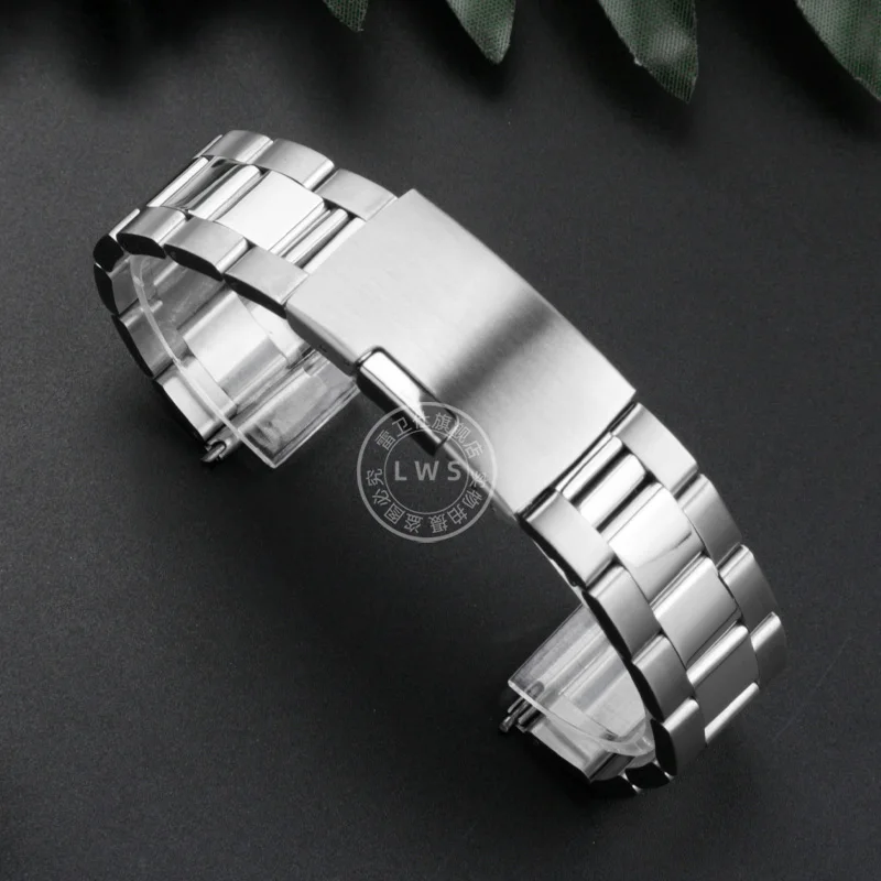 21mm Precision Steel Wrist Strap for Movado Museum Series Silver Soul 0607473 Series Fashion Watch Strap with Men's Accessories image 2