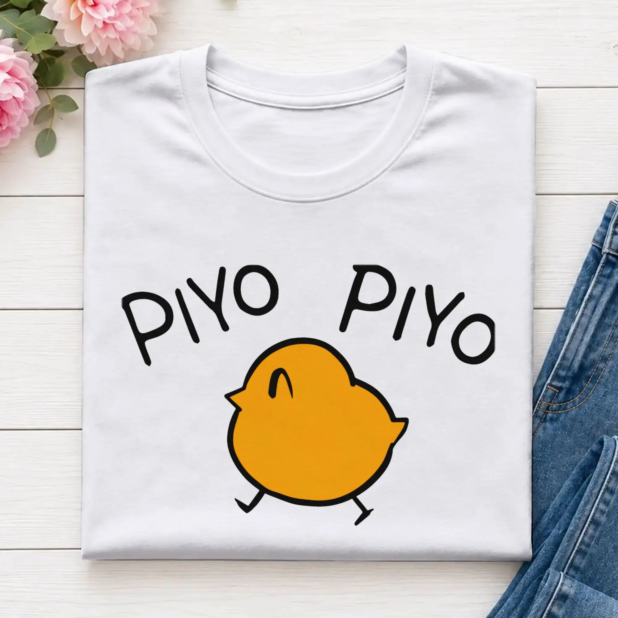 Men T-Shirts Piyo Piyo - Maison Ikkoku Cara Dolce Kyoko Amazing Cotton Tees Short Sleeve  T Shirts O Neck Clothes Unique