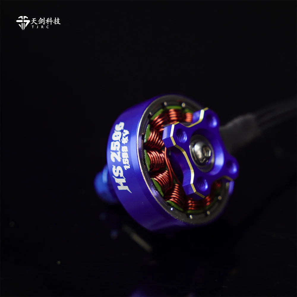 Tjrc hs série 2506 1588kv 6s motor sem escova para fpv quadcopter corrida freestyle drone rc ferramentas de controle remoto brinquedos peças