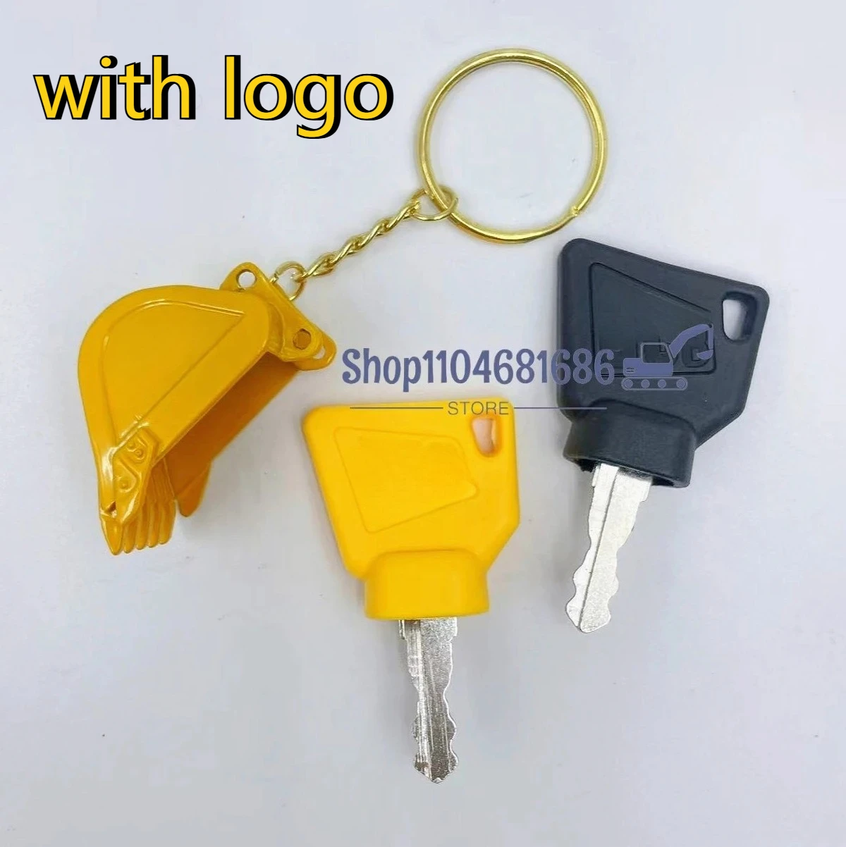 Heavy Equipment Keys - 2-teiliger Zündschalter-Starter-Schlüssel für JC-B 3CX Bomag