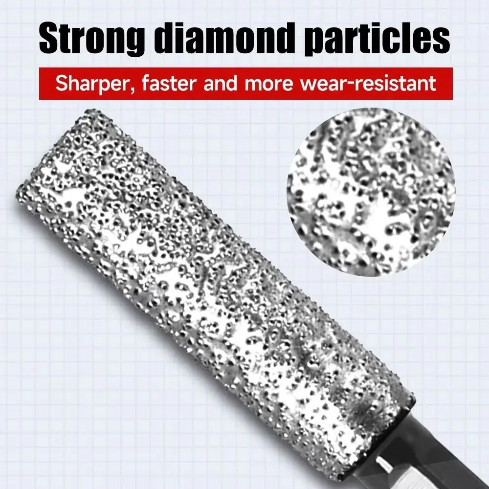 

6/8/10/12 мм алмазное сверло гранитный шестигранный хвостовик сухая керамическая плитка кольцевая пила керамическая пайка открывалка для отверстий