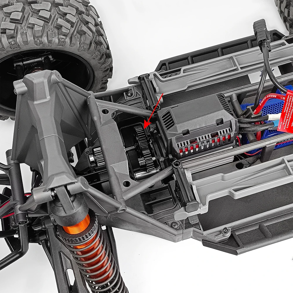 TRINOOD 46T 50T 51T 52T 54T Stahl Stirnradgetriebe für Big Foot Auto 1/10 TRAXXAS E-REVO 2,0 RC Auto Modell Upgrade Teile