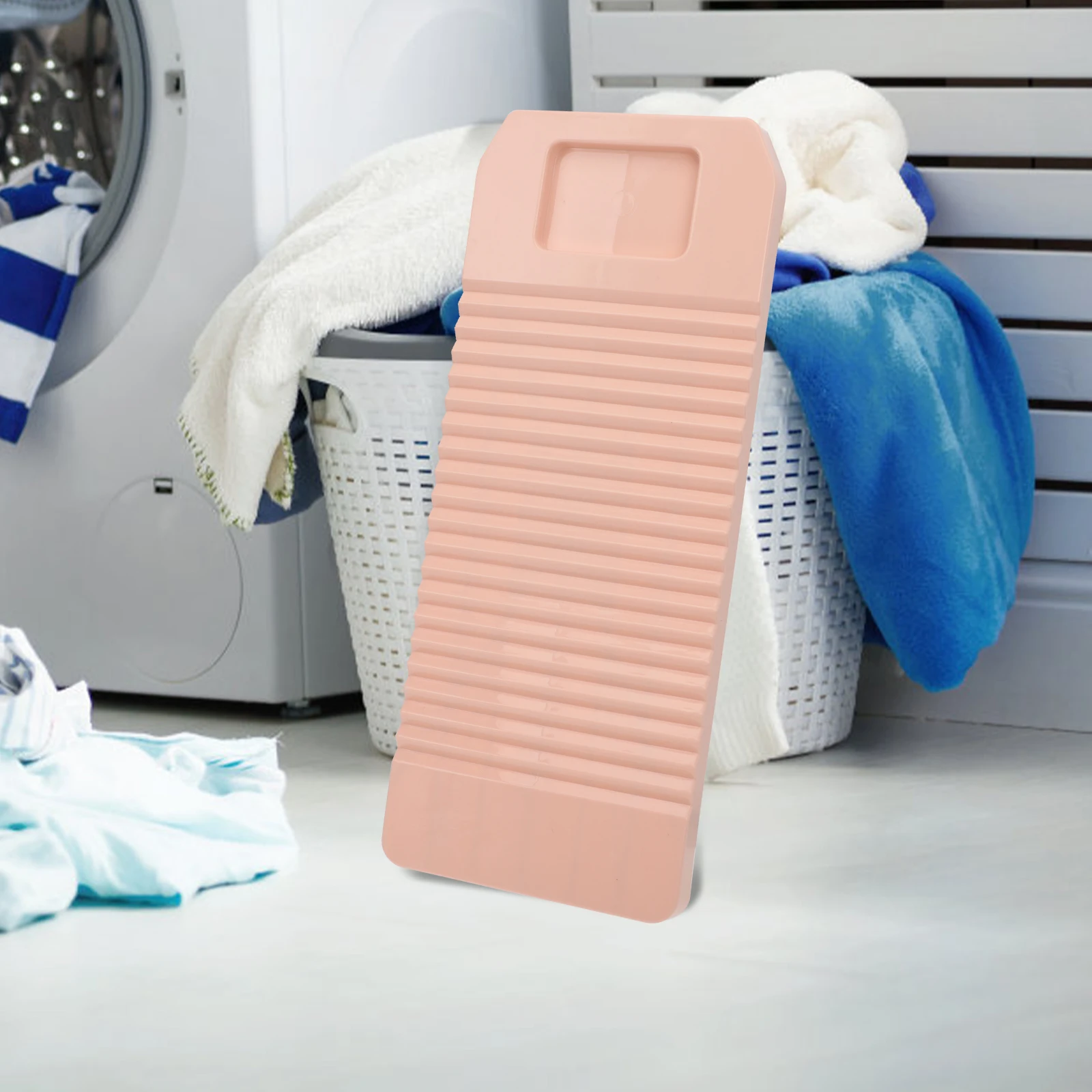 

Plastic Washboard H Washing Board Lightweight Household Scrubbing Clothes Durable Easy Practical Professional