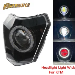 Motorcycle Headlight LED Wick for KTM EXC XC SX SXF EXCF 125 To 500 Dirt Bike Enduro Motorbike Motocross Accessories Wholesale