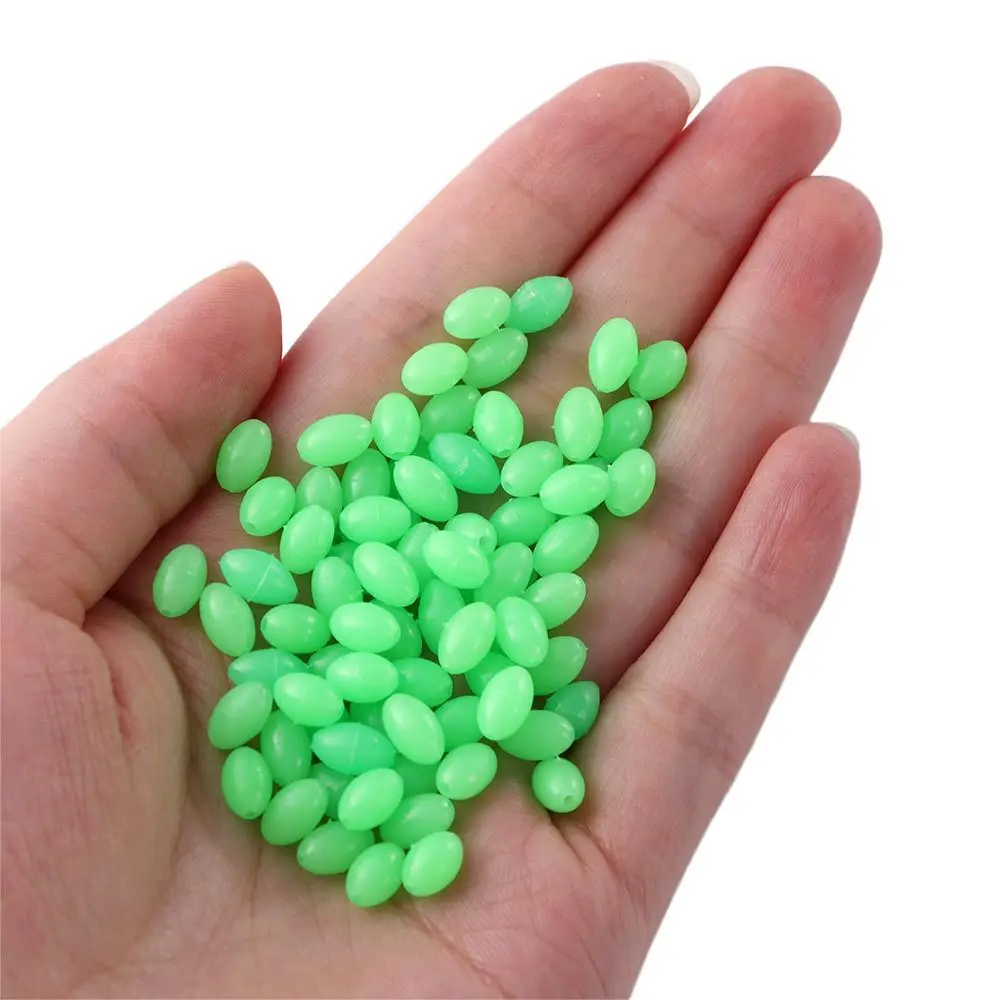 

Fishing Green Oval Treble Hook Plastic Fishing Rigs Fishing Beads Fishing Floats Fishing Luminous Balls Glowing Sink Beads