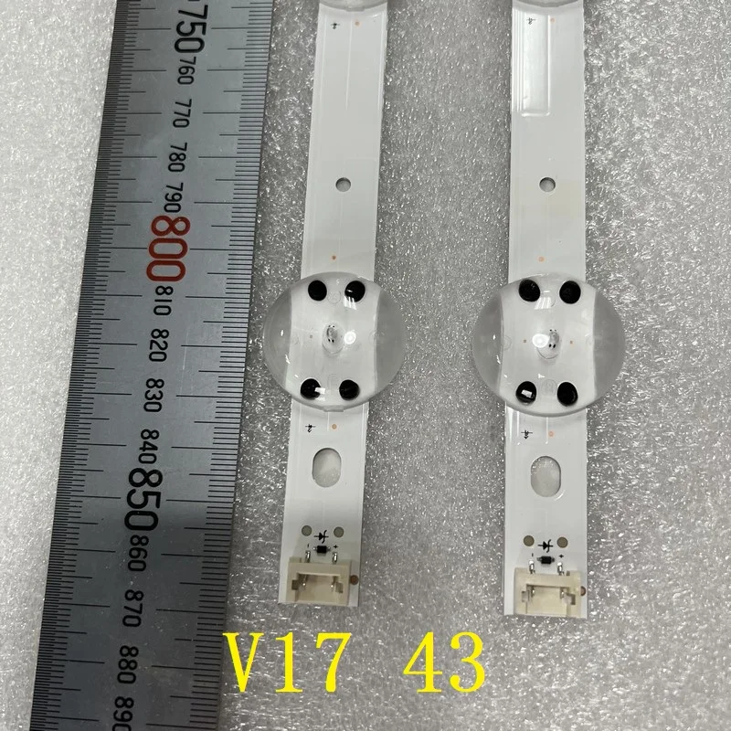 LED strips(2)For TV 43UJ654T 43UJ6517 43UJ6510 43UJ6525 43UJ6565 43LJ624V 43UJ6600 43UJ6620 43UJ6680 43UJ6517 43UJ6519 43UJ651T