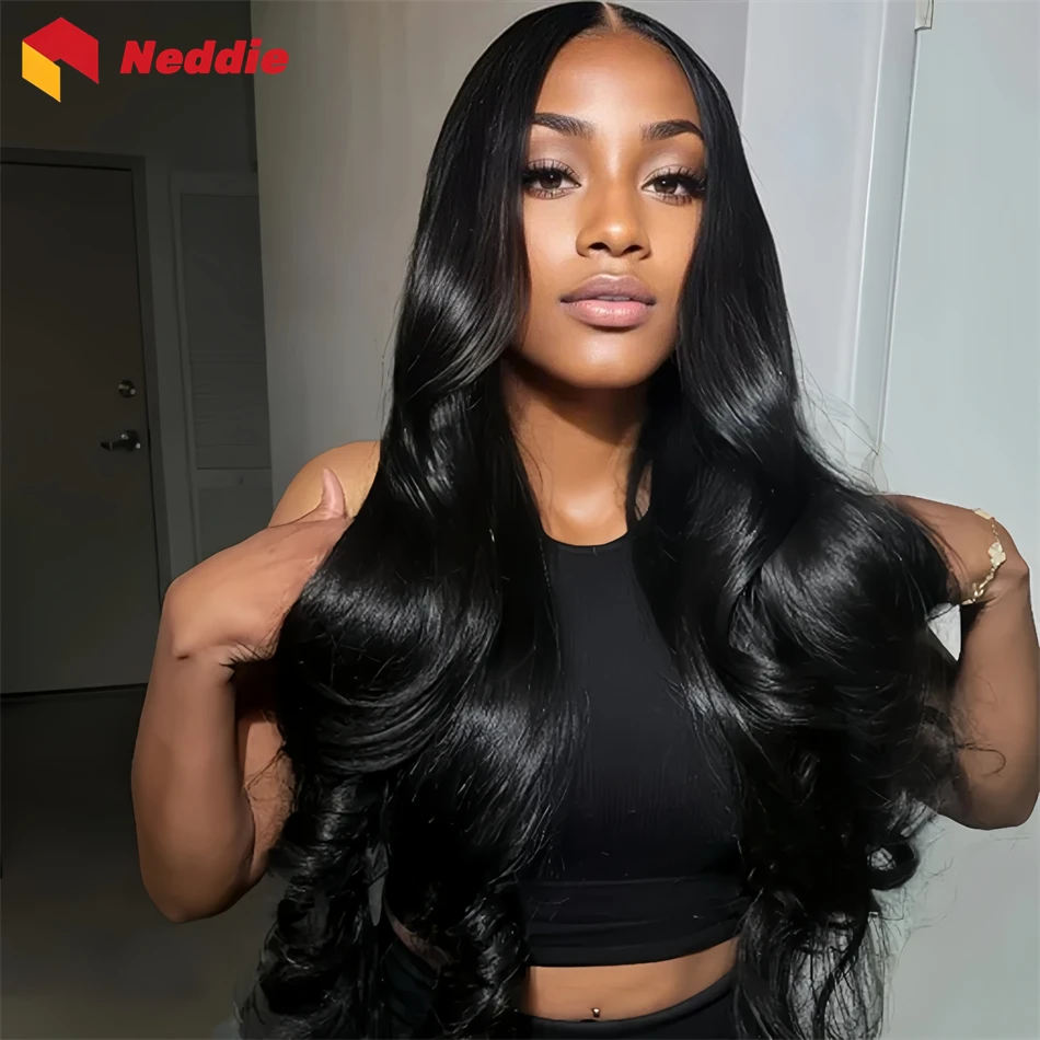 

32 Inch 200 Density 4x4 5x5 Black Cheap Body Wave Glueless Preplucked Wig 100% Human Hair Ready to Wear Wigs on Clearance Sale