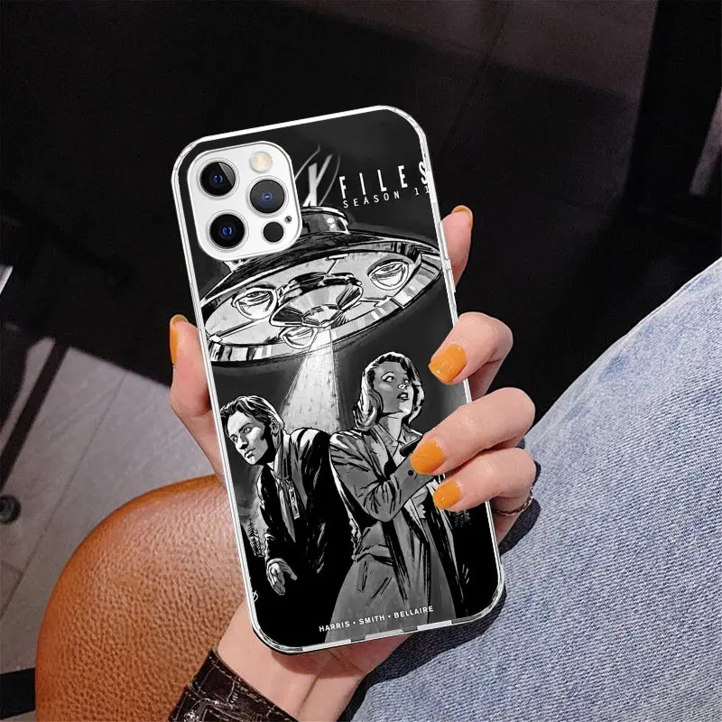 The X Files I Want to Believe Phone Case For Apple iphone 16 15 14 13 12 11 Pro Max SE X XS XR 7 + 8 Plus Print Soft Cover Funda