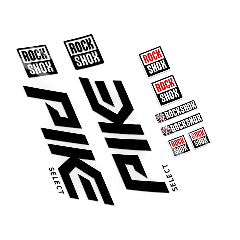 Compatibility for ROCK SHOX PIKE SELECT FORK sticks decals aufkleber