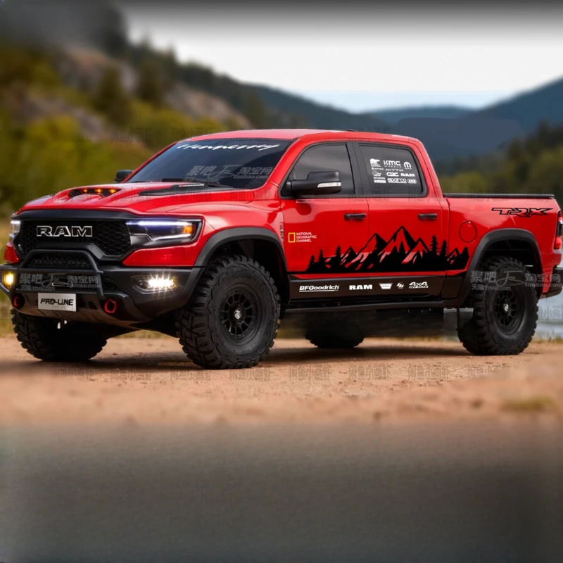 

Виниловая наклейка автомобиля для Dodge Challenger TRX, внешнее украшение кузова, персонализированная модная спортивная литая наклейка на заказ