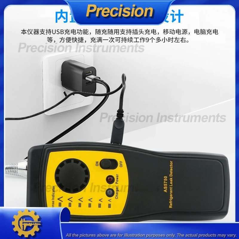 2026 Refrigerant Leak Detector for HVAC and Automotive Air Conditioning Systems Halogen Gas Detection Pen Tool