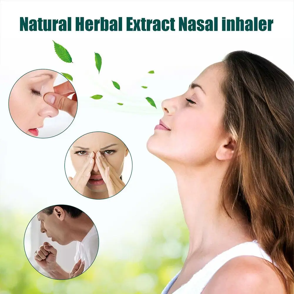 Nasal Inhaler Herbal Nasal Suction Stick Nasal Congestion Discomfort Nasal Body Care Stick Daily Maintenance Travel Essentials