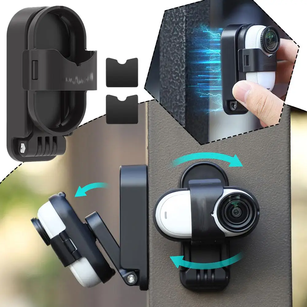 Magnetic Base Bracket FOR Insta360 GO3S Foldable 360-degree Rotatable Adjustable Tabletop Mount Sports Camera Accessories M1M7