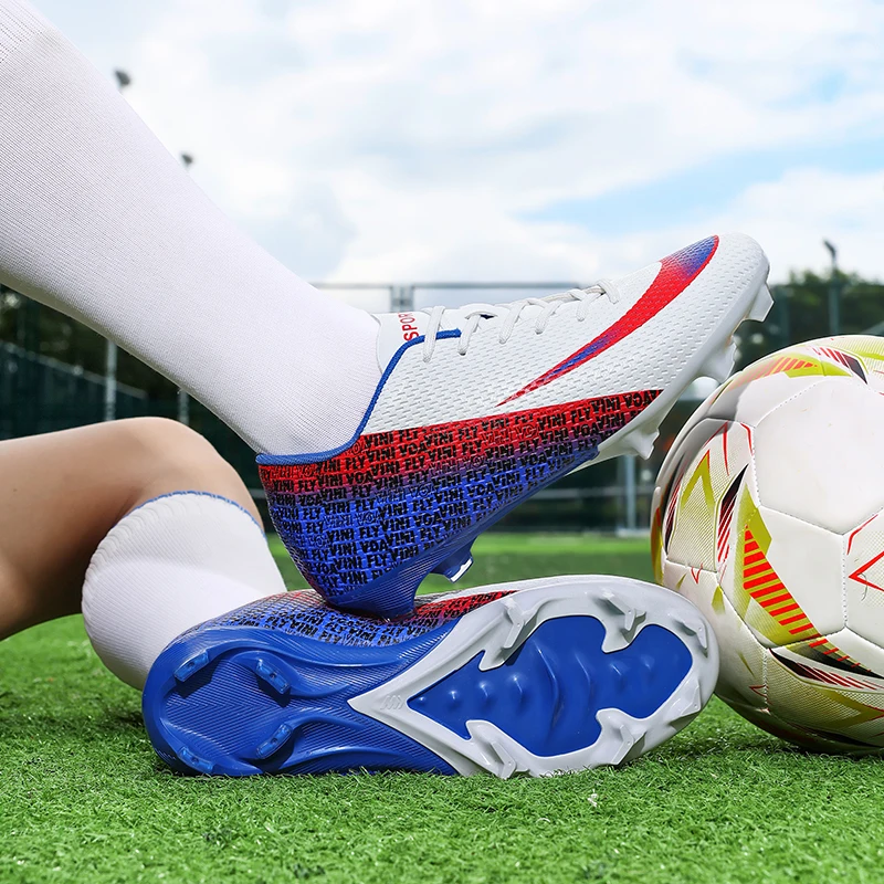 أحذية كرة القدم للرجال، أحذية كرة قدم عالية الجودة، أحذية كرة قدم رياضية احترافية قابلة للتنفس للشباب والأولاد للجنسين