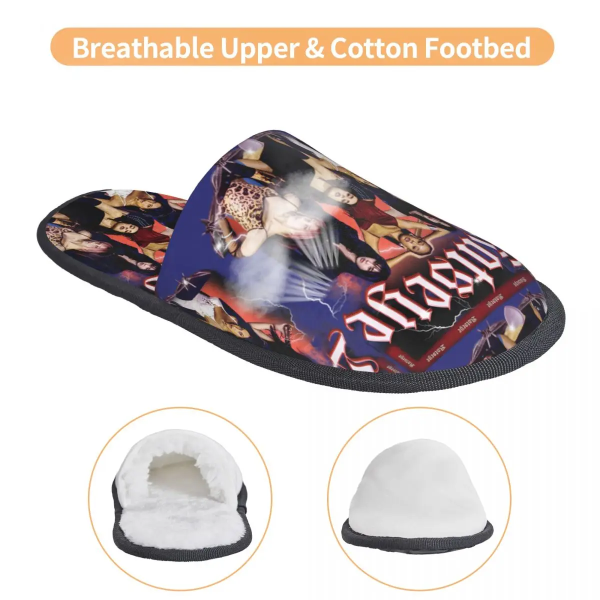 Домашние тапочки Katseye Kpop, домашние Gnarly Gabriela, мягкие и прочные, уютные домашние меховые тапочки, противоскользящие шлепанцы