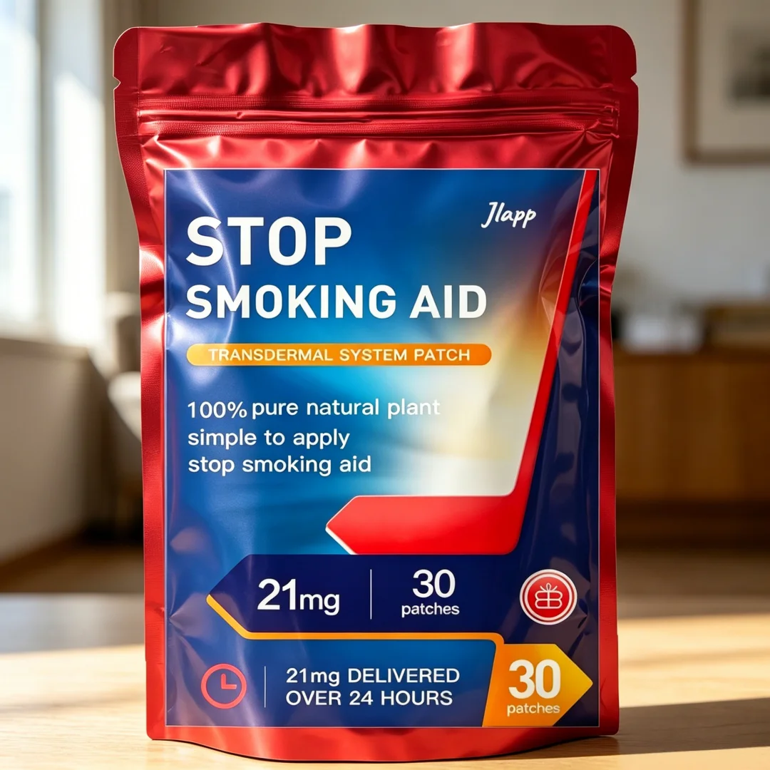 Stop Smoking Transdermal Patches 21 Mg Quit Patches, Easy and Effective Stop Smoking Aid 30 Patches One Month Supply