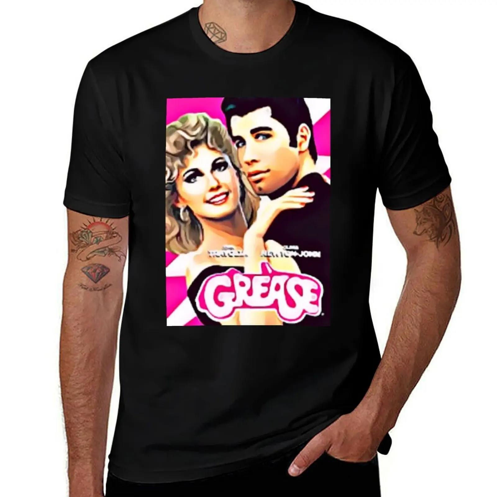 Grease T-Shirt Large Size Short Sleeve T-Shirt