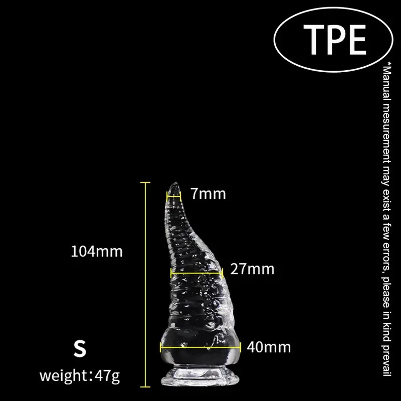 Vaginal Dilators Monster Penis Big Buttplug Tentacle Octopus Animal Sex Toy Tpe/Silicone/Glass  Anal Plug Progressive