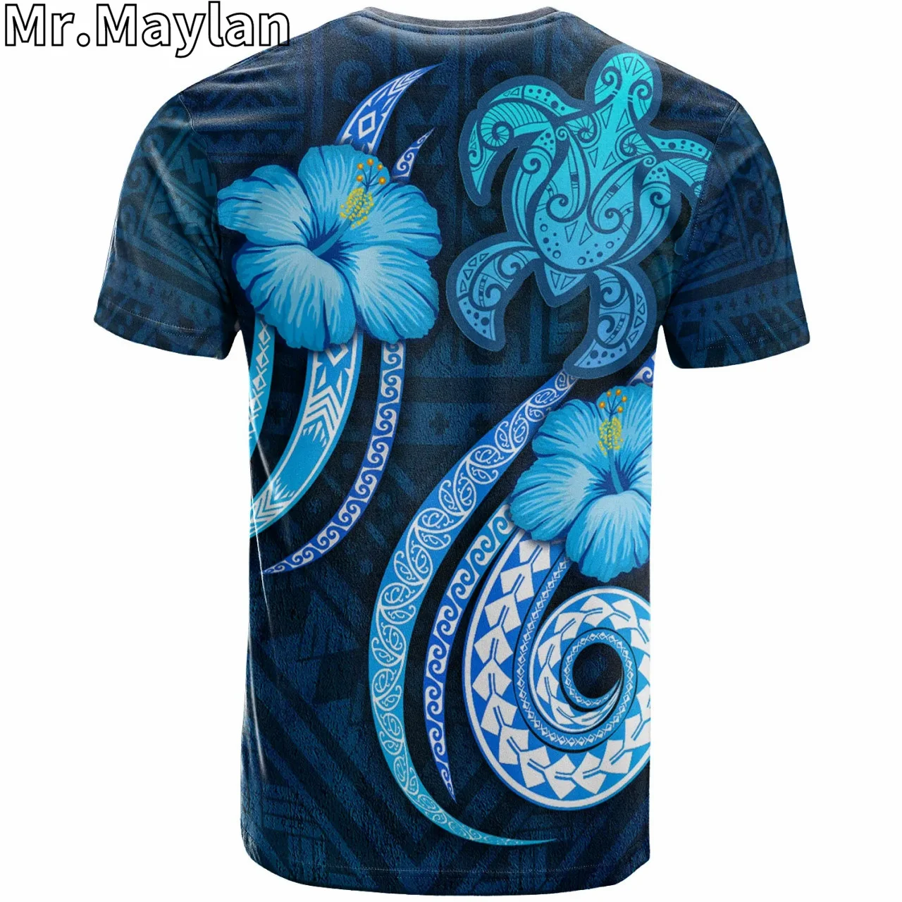 Personalised 3D Print Cook Island Polynesian HawaiiT-Shirt Turtle and Tribal Tattoo Tshirt Men Women Streetwear Unisex Tee Tops